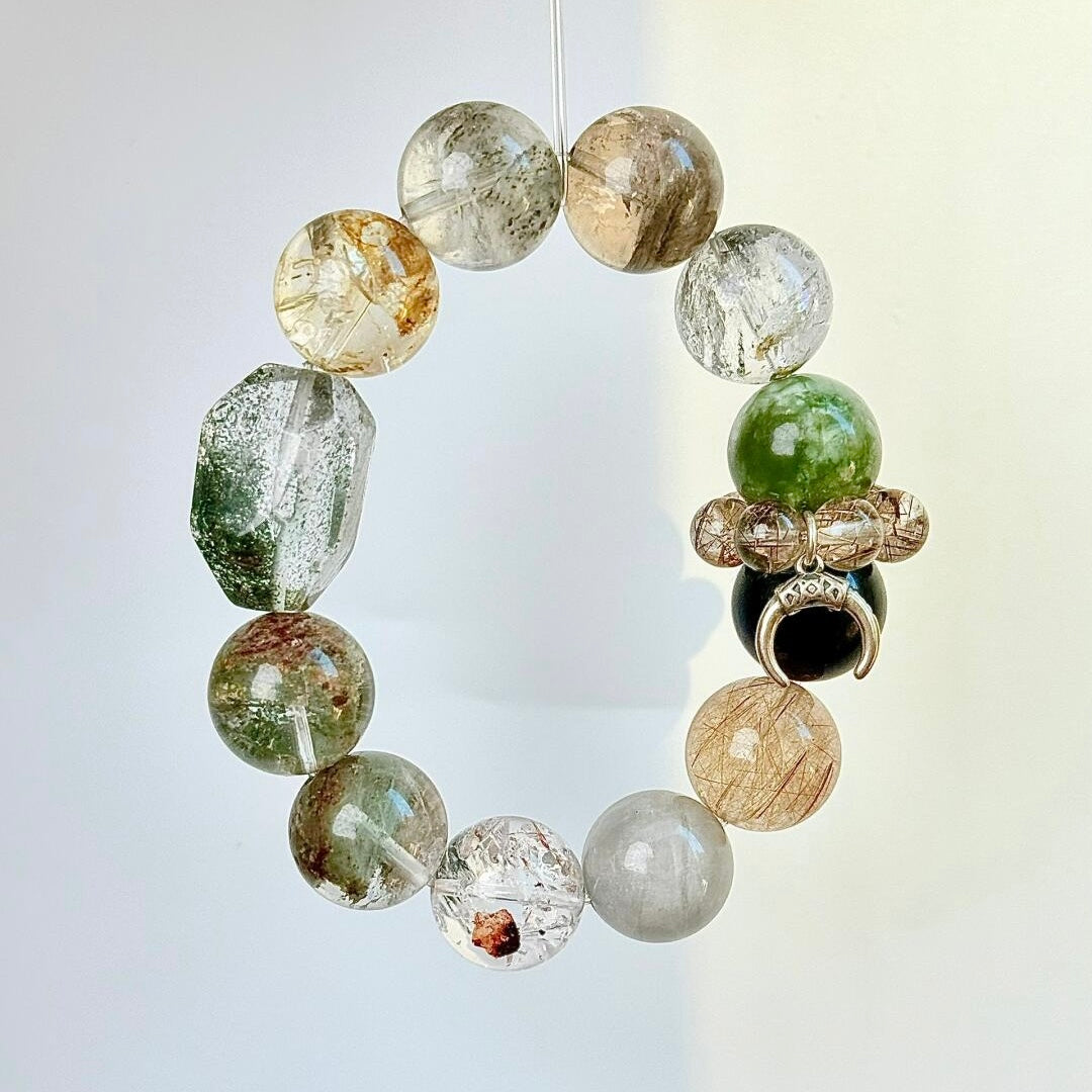 Mixed crystal bracelet