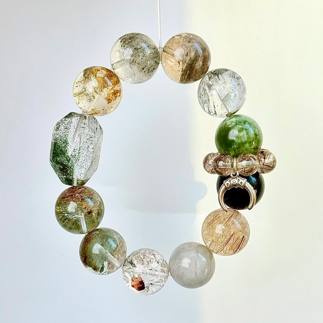 Mixed crystal bracelet