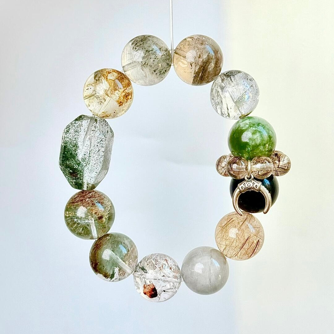 Mixed crystal bracelet