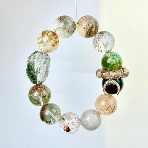 Mixed crystal bracelet