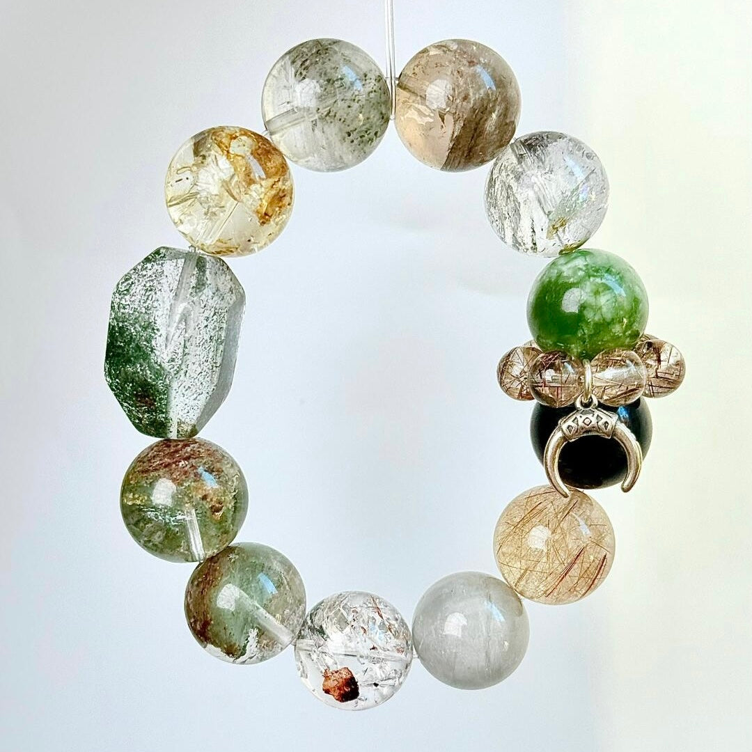 Mixed crystal bracelet