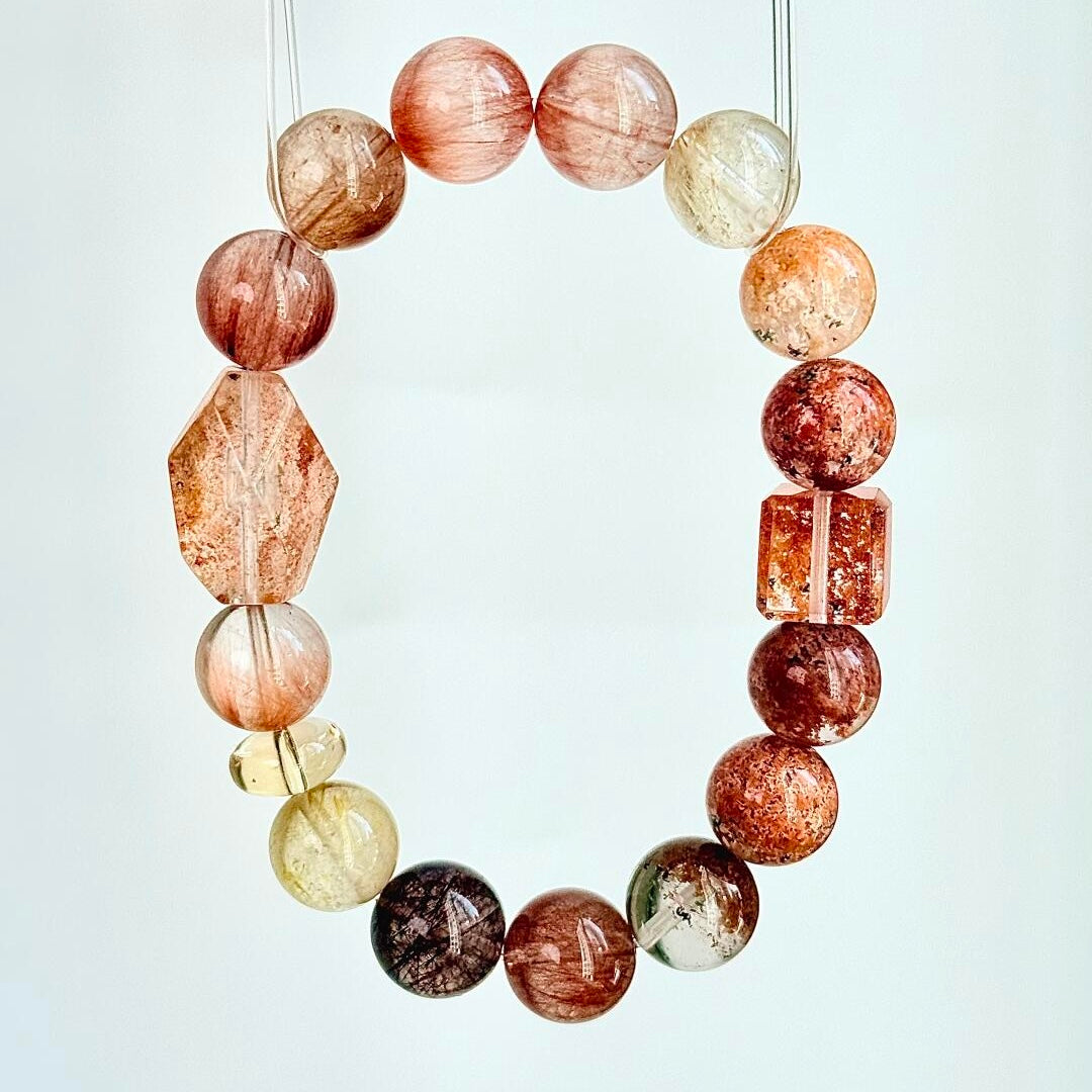 Mixed crystal bracelet
