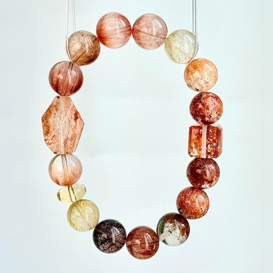 Mixed crystal bracelet