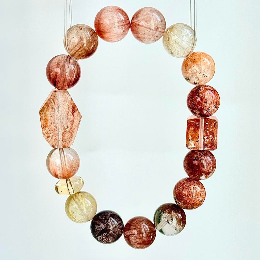 Mixed crystal bracelet