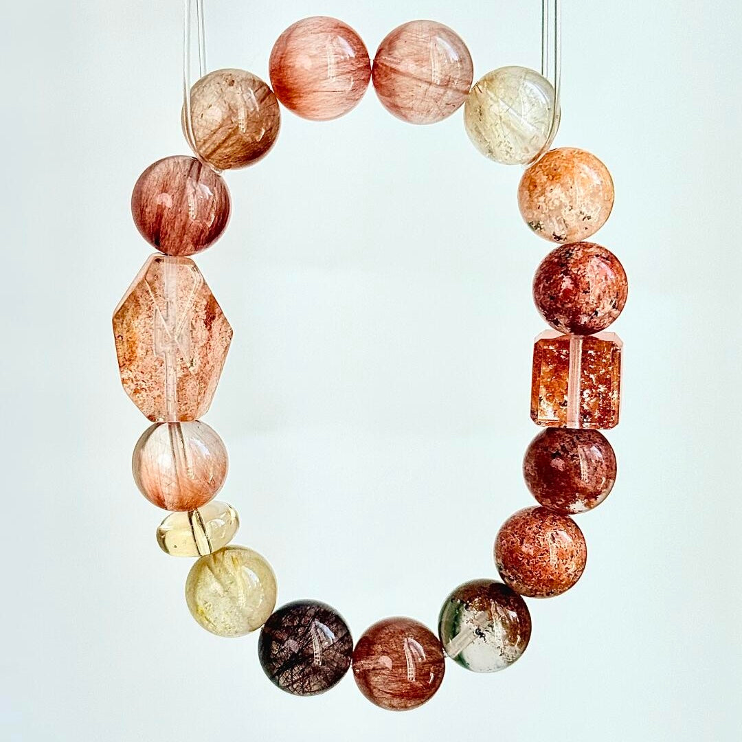 Mixed crystal bracelet
