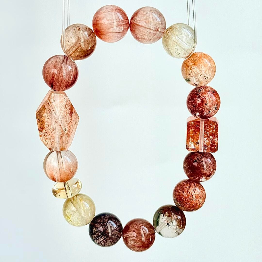 Mixed crystal bracelet