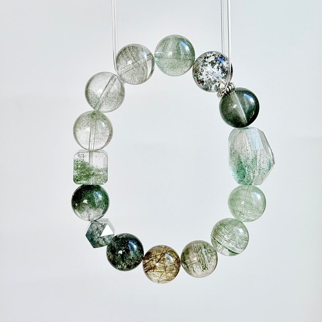 Mixed crystal bracelet