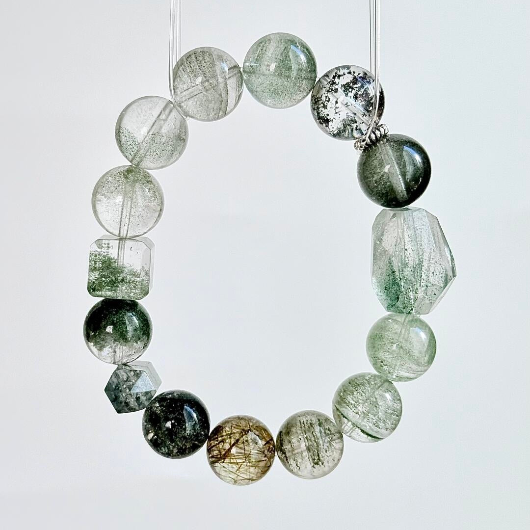 Mixed crystal bracelet