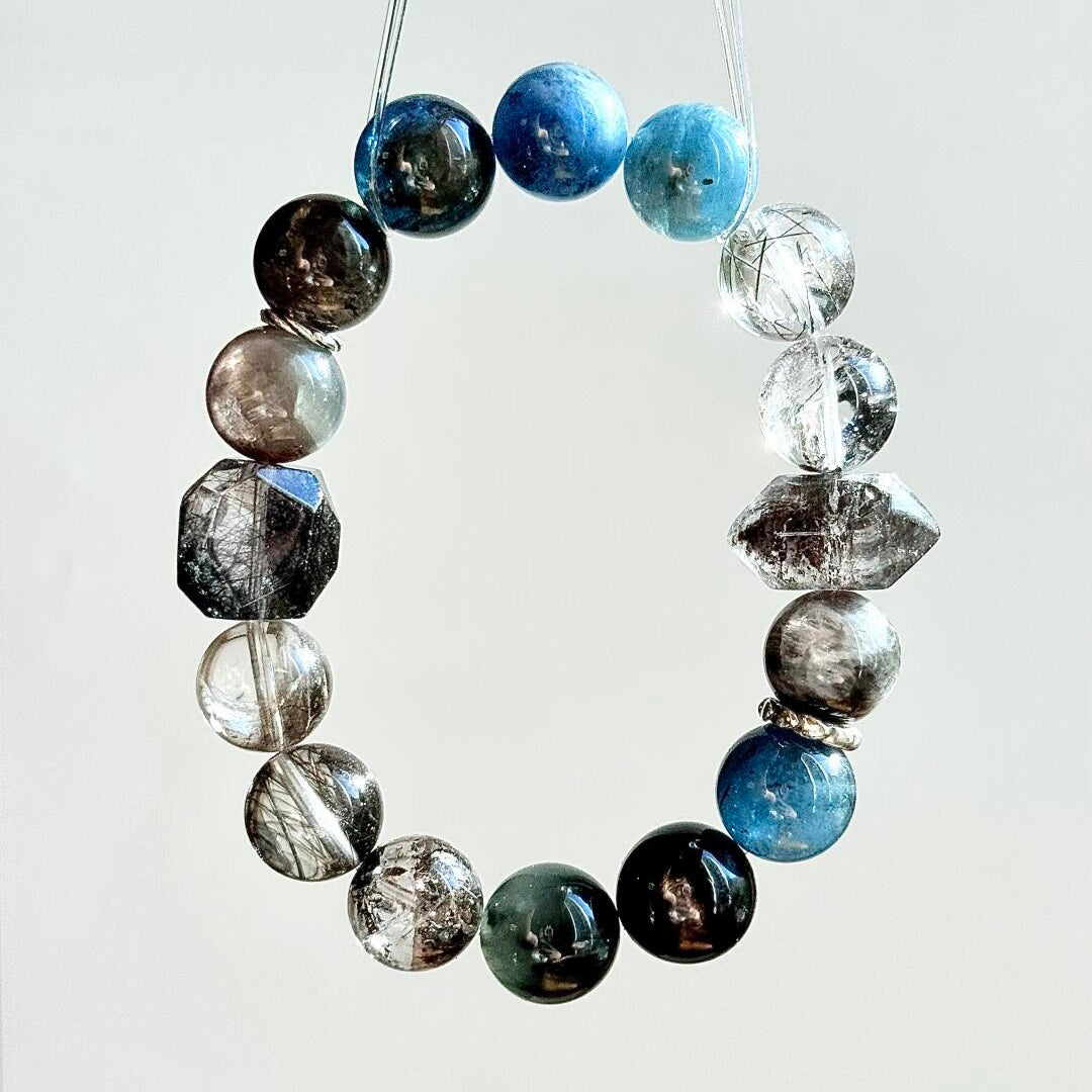 Mixed crystal bracelet