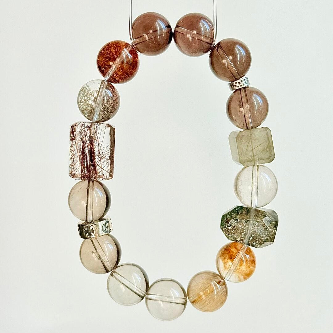 Mixed crystal bracelet