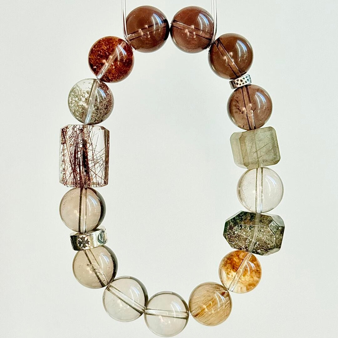 Mixed crystal bracelet