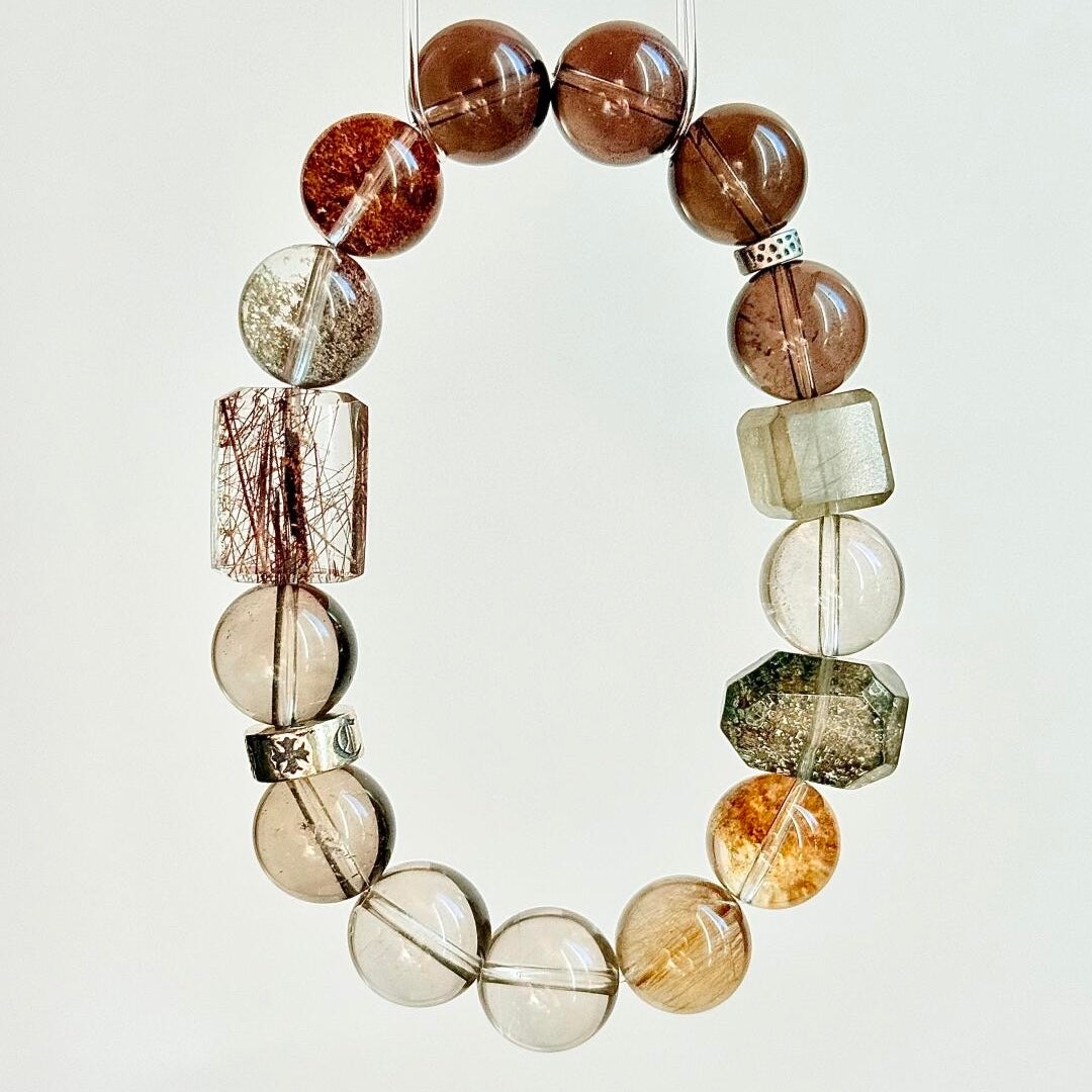 Mixed crystal bracelet