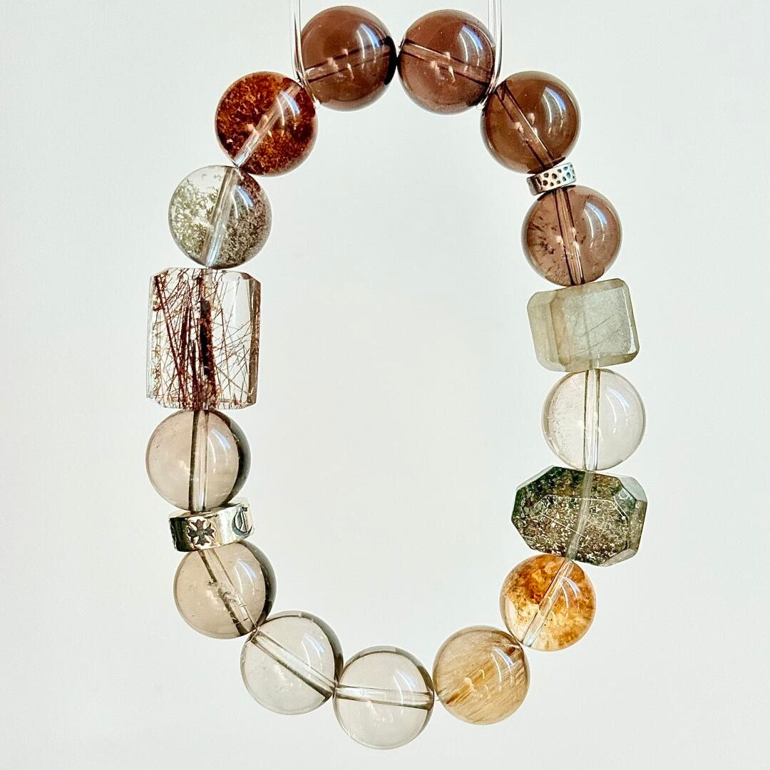 Mixed crystal bracelet