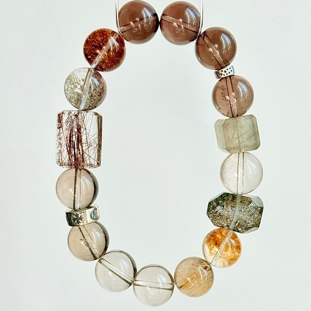 Mixed crystal bracelet