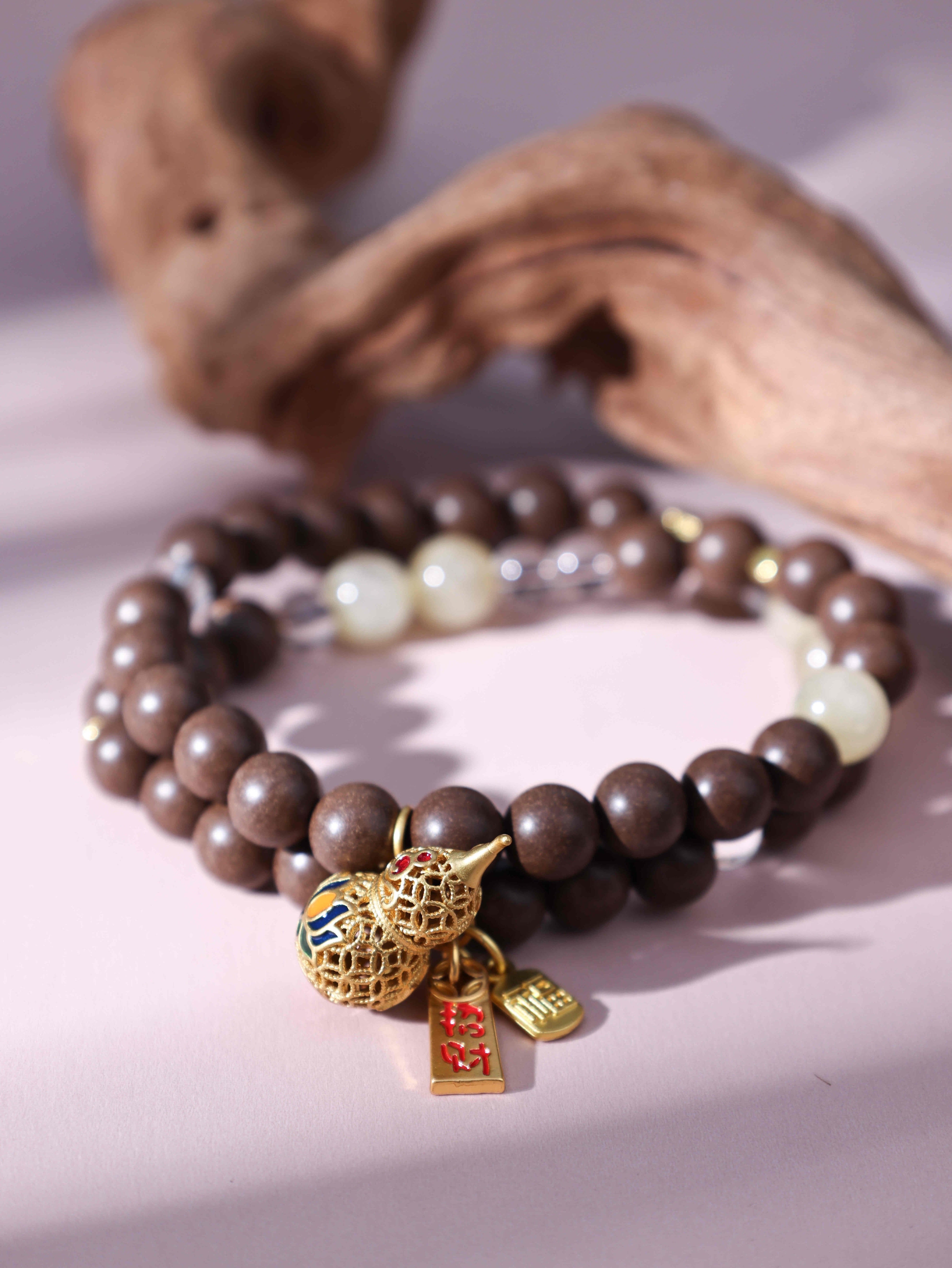 Chinese herbal  bead bracelet